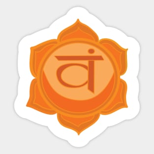 Svadhisthana or Sacral Chakra Sticker